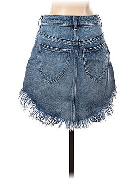 We the Free Denim Skirt (view 2)