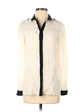 Burberry Long Sleeve Silk Top (view 1)