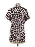 CAbi 100% Polyester Floral Black Short Sleeve Blouse Size XS - photo 2