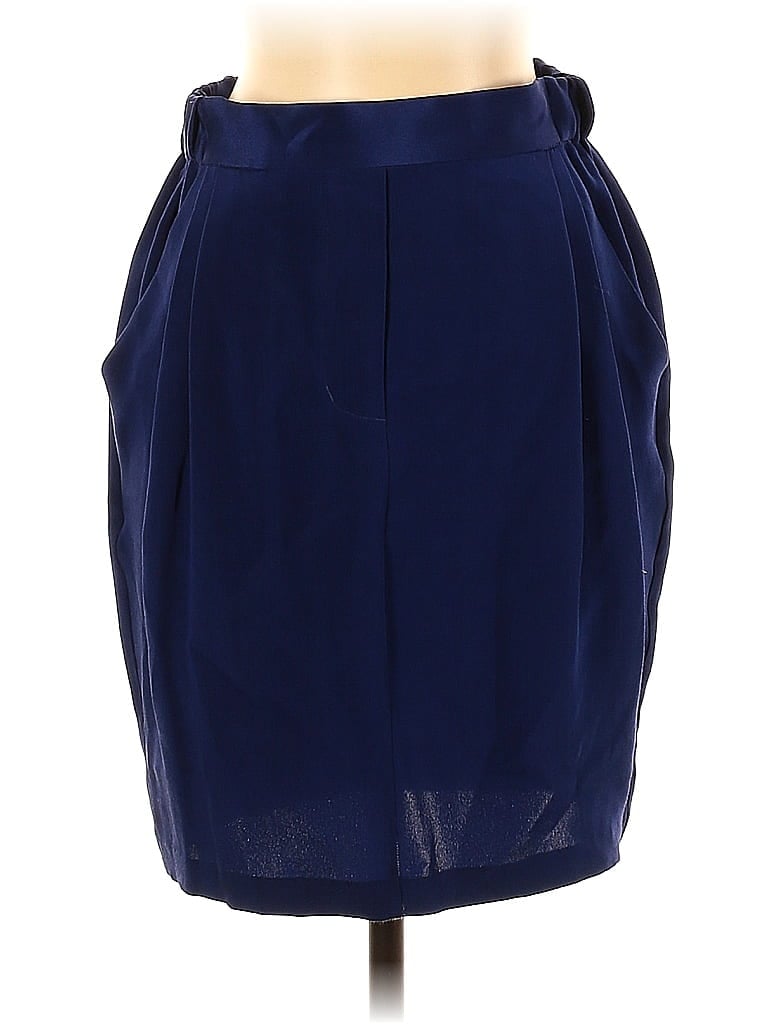 Pre-owned Wilfred Silk Skirt In Blue
