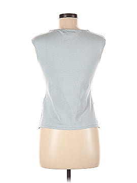 Petite Sophisticate Sleeveless Silk Top (view 2)