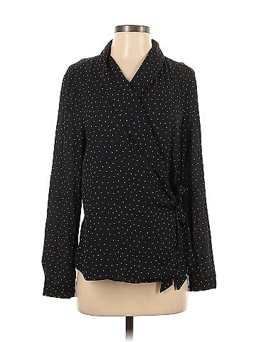 adrianna papell polka dot top