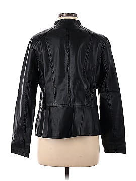 Alfani Faux Leather Jacket (view 2)