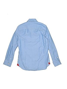 Mini Boden Long Sleeve Button-Down Shirt (view 2)