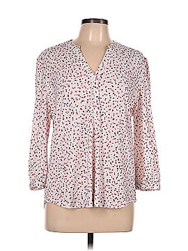 Karl Lagerfeld Paris Long Sleeve Blouse (view 1)