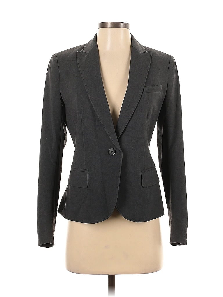 Pre-owned Anne Klein Blazer Jacket In Gray