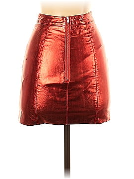 Assorted Brands Faux Leather Skirt (view 2)