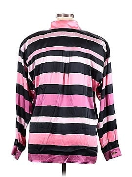 Maggy London Long Sleeve Silk Top (view 2)