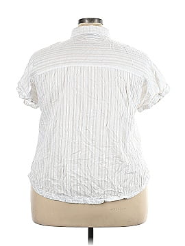 a.n.a. A New Approach Short Sleeve Blouse (view 2)