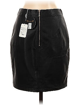 Assorted Brands Faux Leather Skirt (view 2)