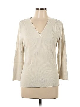Doncaster Silk Pullover Sweater (view 1)