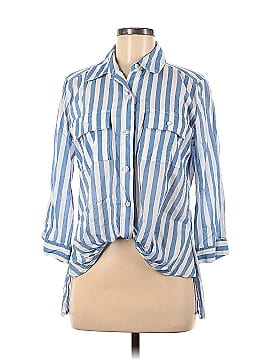 NY&C 3/4 Sleeve Button-Down Shirt (view 1)