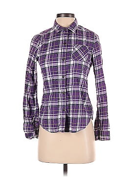 Flannel Long Sleeve Button-Down Shirt (view 1)