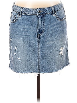 Melrose and Market Denim Skirt (view 1)