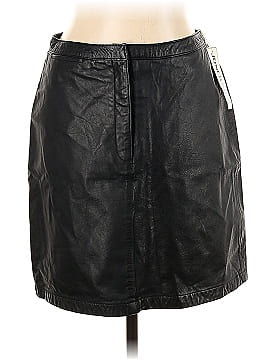 Jones & Co Leather Skirt (view 1)