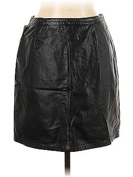 Jones & Co Leather Skirt (view 2)