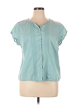 Cj Banks Short Sleeve Blouse (view 1)