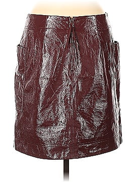 Maeve by Anthropologie Faux Leather Skirt (view 2)