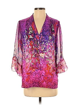 Elie Tahari Short Sleeve Blouse (view 1)