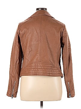 ELOQUII Faux Leather Jacket (view 2)