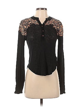 Free People Long Sleeve Henley (view 1)