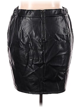 Hanna Nikole Faux Leather Skirt (view 2)