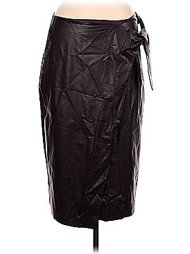 Ann Taylor Faux Leather Skirt (view 1)