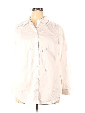 Roaman's Long Sleeve Button-Down Shirt (view 1)