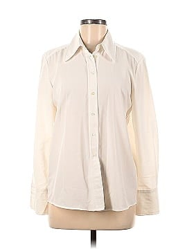 Topshop Long Sleeve Button-Down Shirt (view 1)
