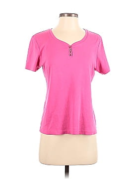 Karen Scott Short Sleeve Henley (view 1)