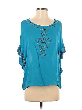 Assorted Brands Short Sleeve Silk Top (view 1)