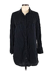 &Denim By H&M 3/4 Sleeve Button Down Shirt