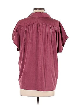 Garnet Hill Short Sleeve Silk Top (view 2)