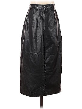 The Learsi Collection Leather Skirt (view 2)
