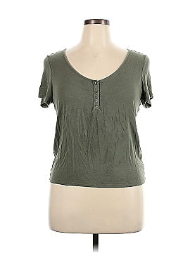 American Eagle Outfitters Short Sleeve Henley (view 1)
