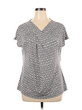 Liz Claiborne Short Sleeve Blouse (view 1)