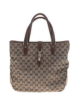 Gucci GG Canvas Jackie Piston Tote (view 1)