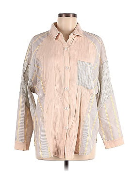 Davi & Dani Long Sleeve Button-Down Shirt (view 1)