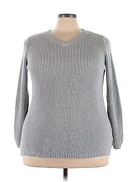 Woman Within Pullover Sweater (view 1)