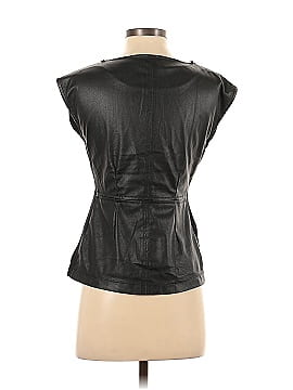 BCBGMAXAZRIA Faux Leather Top (view 2)