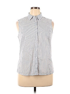 Ann Taylor Sleeveless Button-Down Shirt (view 1)