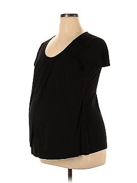 Angel Maternity Short Sleeve Blouse (view 1)
