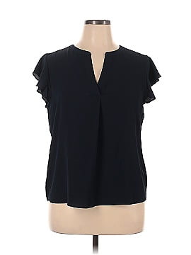 Calvin Klein Short Sleeve Blouse (view 1)