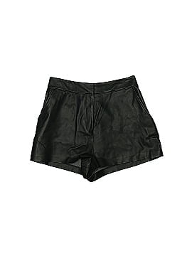 Leith Faux Leather Shorts (view 1)