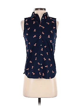 J.Crew Factory Store Sleeveless Button-Down Shirt (view 1)