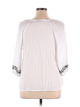 One World 3/4 Sleeve Blouse (view 2)