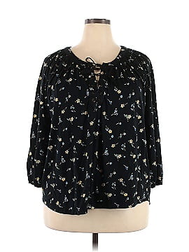 Chaps 3/4 Sleeve Blouse (view 1)