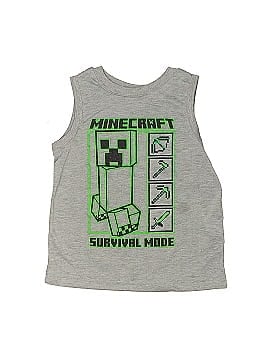 Minecraft Sleeveless T-Shirt (view 1)