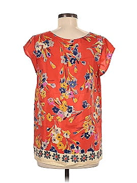 Edme & Esyllte Short Sleeve Silk Top (view 2)