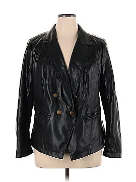 G by Giuliana Rancic Faux Leather Jacket (view 1)